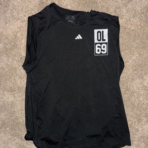 Adidas Florida Atlantic Pro Day Black Sleeveless Shirt XXL